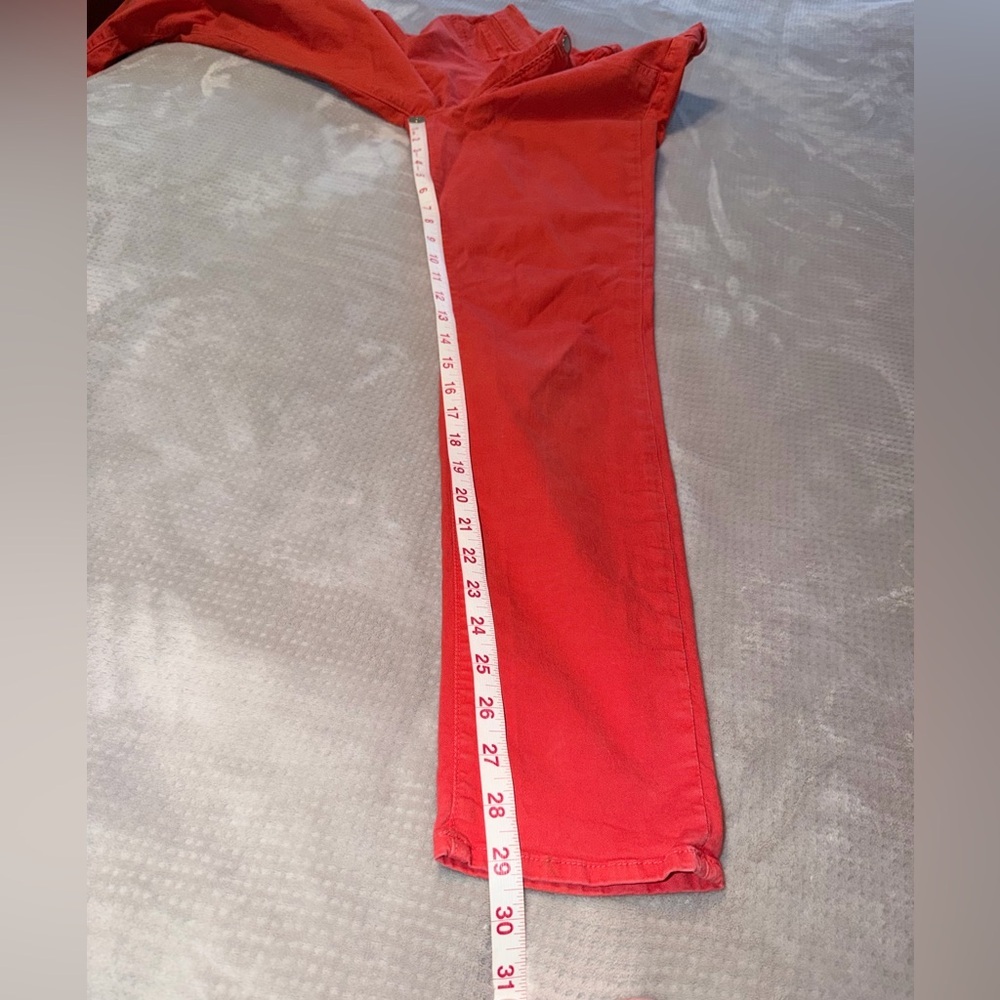 J Brand Vibrant Coral Skinny Jeans size 29 - Picture 9 of 10